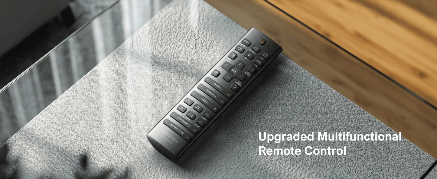 ULTIMEA 460W 7.1ch Soundbar with Dolby Atmos&APP Control, Home Theater Surround Bluetooth Speakers with Wireless Subwoofer