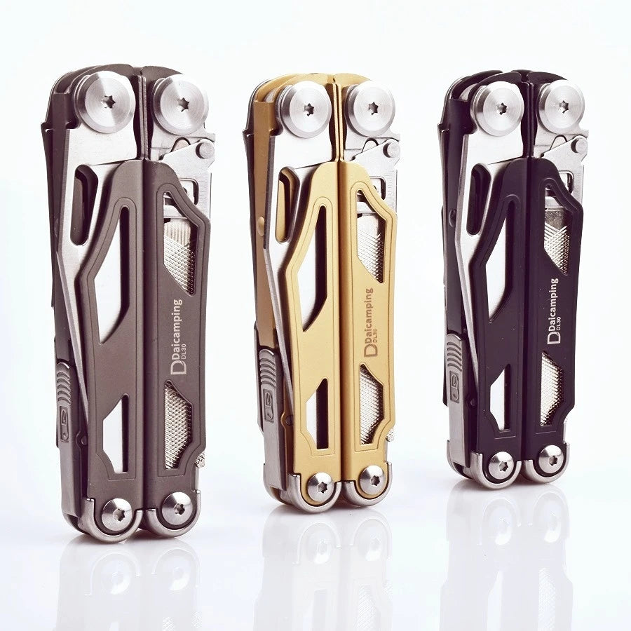 Daicamping DL30 Multitools Hand Diy Multi Tools Multi-tool Clamp Folding Knives Scissor Cutters EDC Survival Gear Manual Pliers