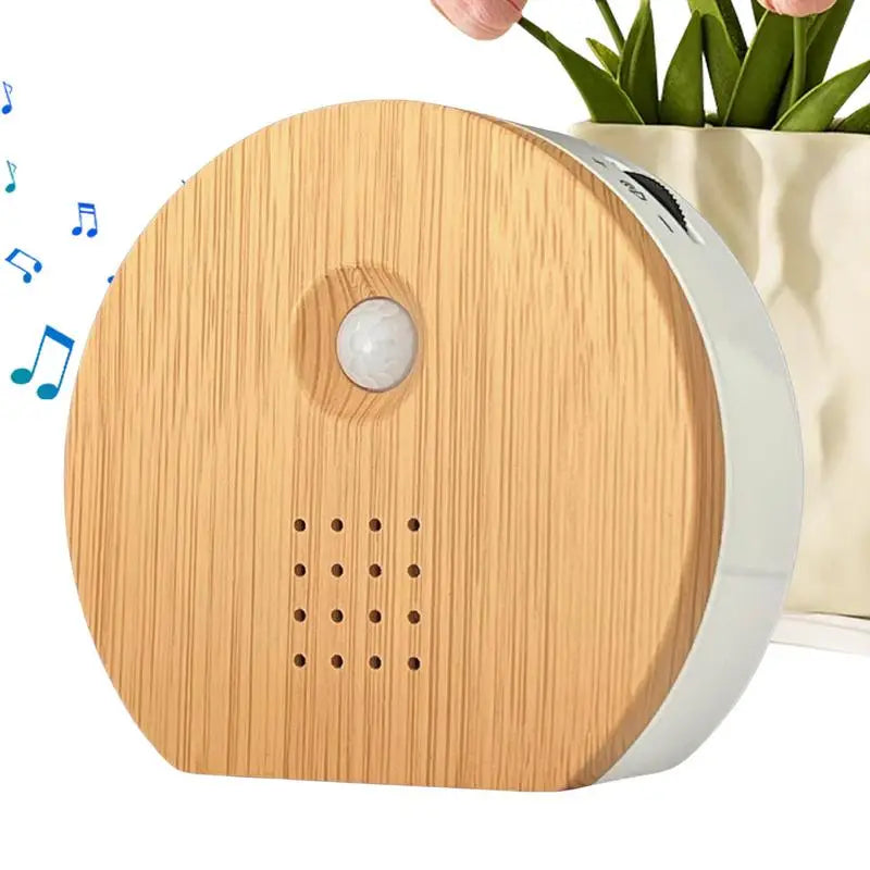 Square/Round Singing Bird Speaker Motion Sensor Modern Nature Sound Box Smart Natural Noise Maker Speaker Bird Chirping Soundbox