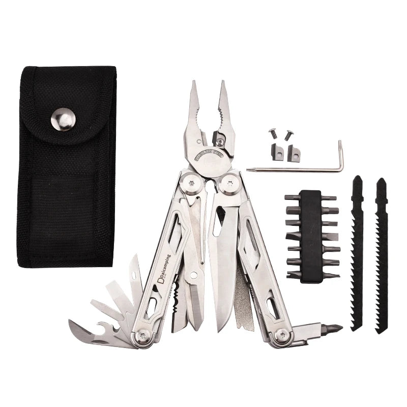 Daicamping DL30 Multitools Hand Diy Multi Tools Multi-tool Clamp Folding Knives Scissor Cutters EDC Survival Gear Manual Pliers