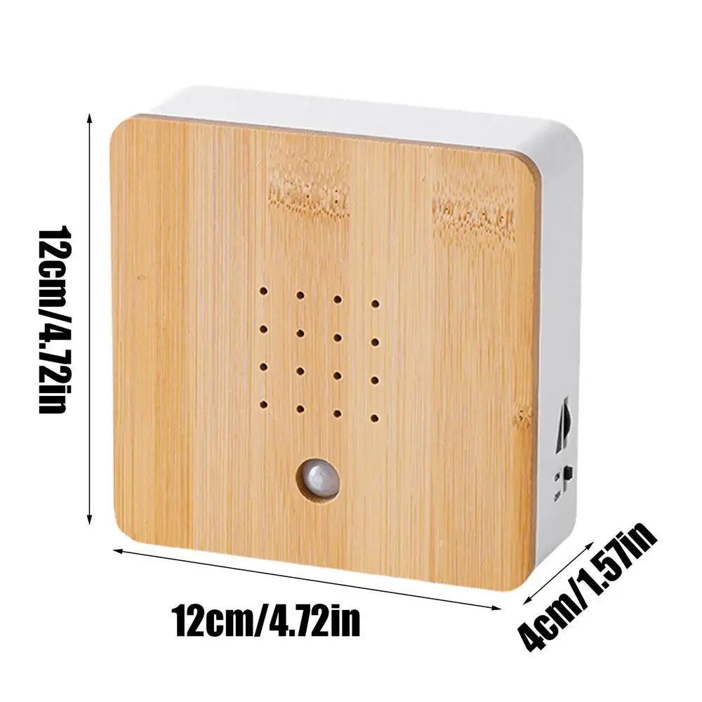 Square/Round Singing Bird Speaker Motion Sensor Modern Nature Sound Box Smart Natural Noise Maker Speaker Bird Chirping Soundbox