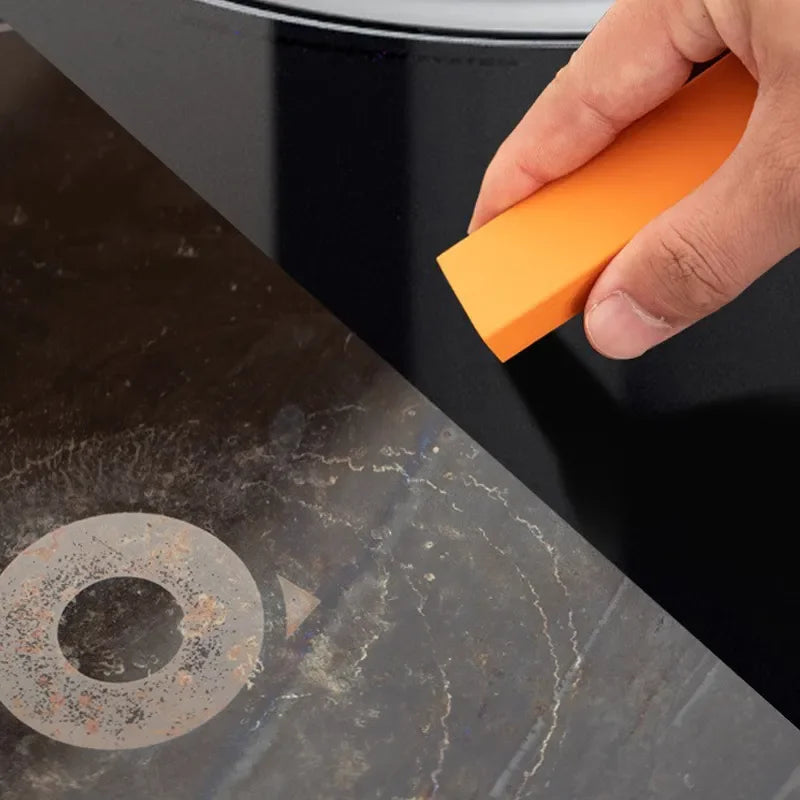 Easy Limescale Eraser Bathroom Glass Rust Remover Rubber Eraser Household Kitchen Cleaning Tools for Pot Scale Rust Brush