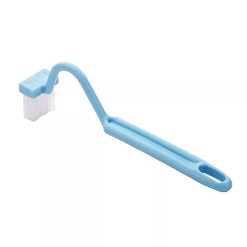 2024 New Toilet Cleaning Brush S Shape Portable Wc Scrubber Curved Side Bending Handle Corner
