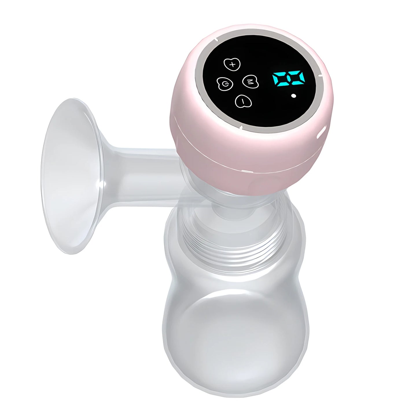 Automatic High Suction Electric Breast Pump Rechargeable Silent Painless Portable Breast Milk Expression for Postpartum Women