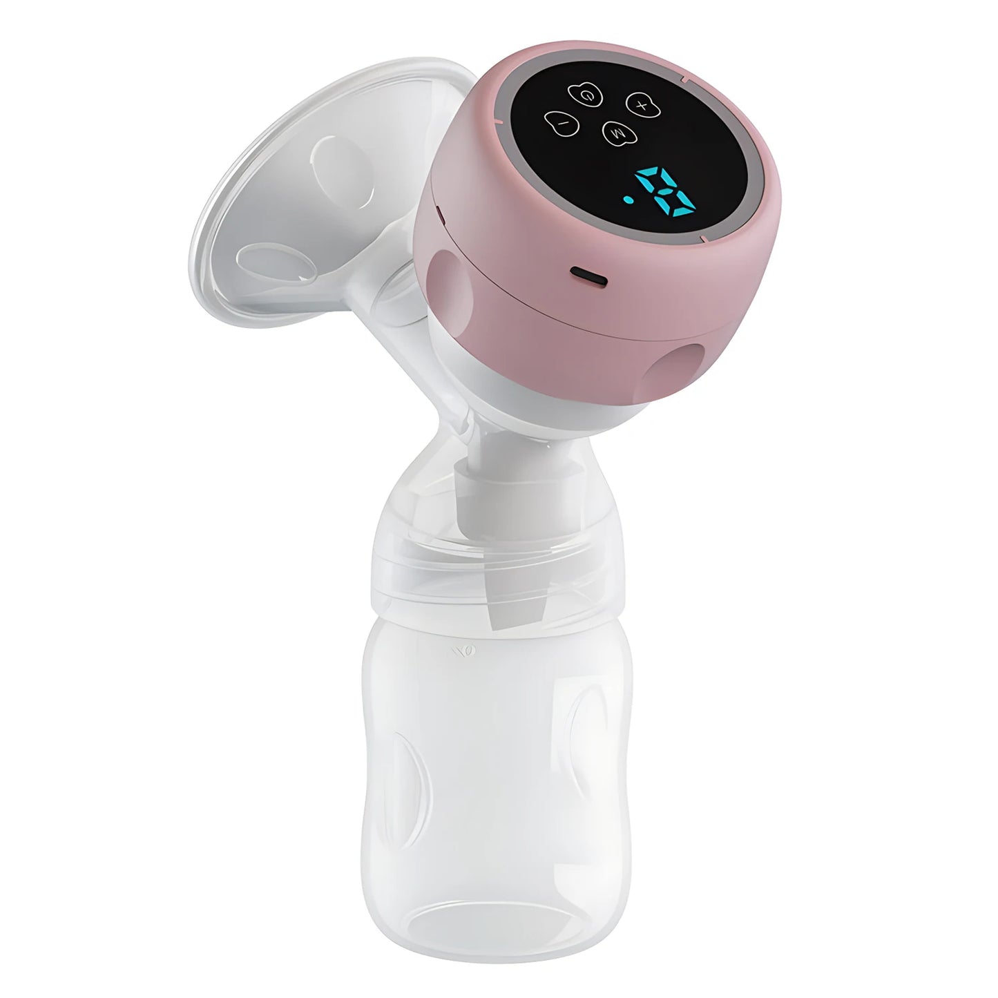 Automatic High Suction Electric Breast Pump Rechargeable Silent Painless Portable Breast Milk Expression for Postpartum Women