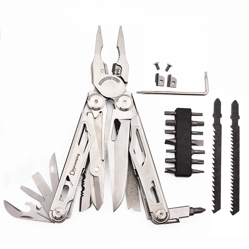 Daicamping DL30 Multitools Hand Diy Multi Tools Multi-tool Clamp Folding Knives Scissor Cutters EDC Survival Gear Manual Pliers